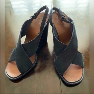 Tory Burch Gabrielle Suede Wedges